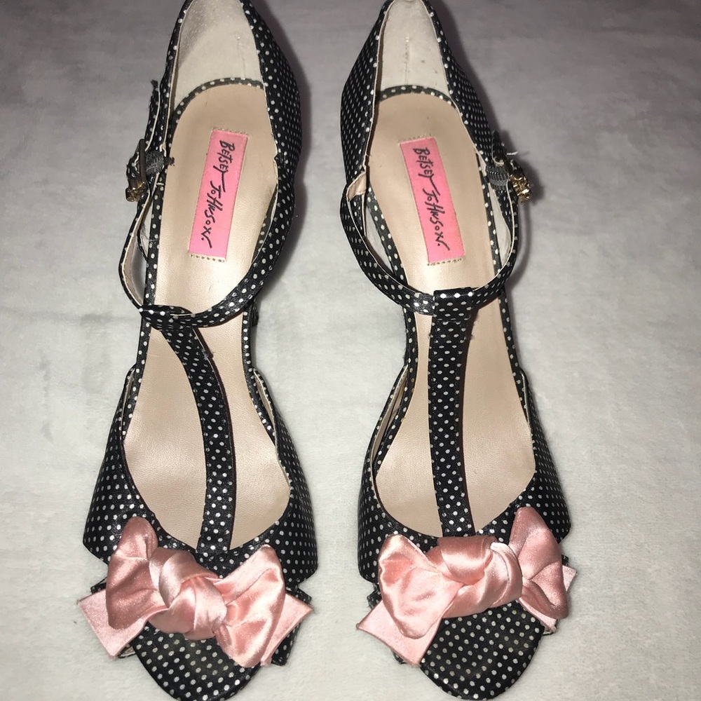 Betsy Johnson Polka Dot Mary Janes